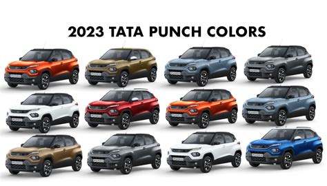 tata punch colours images